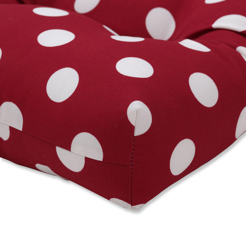 Coussin de siège intérieur / extérieur Ahriyah, L 48 po, Rouge