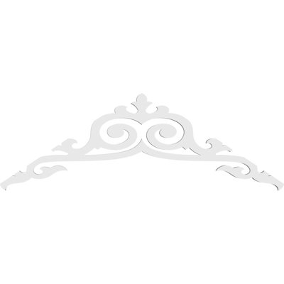 Baile Signature Urethane Gable Pediment, Primed Tan