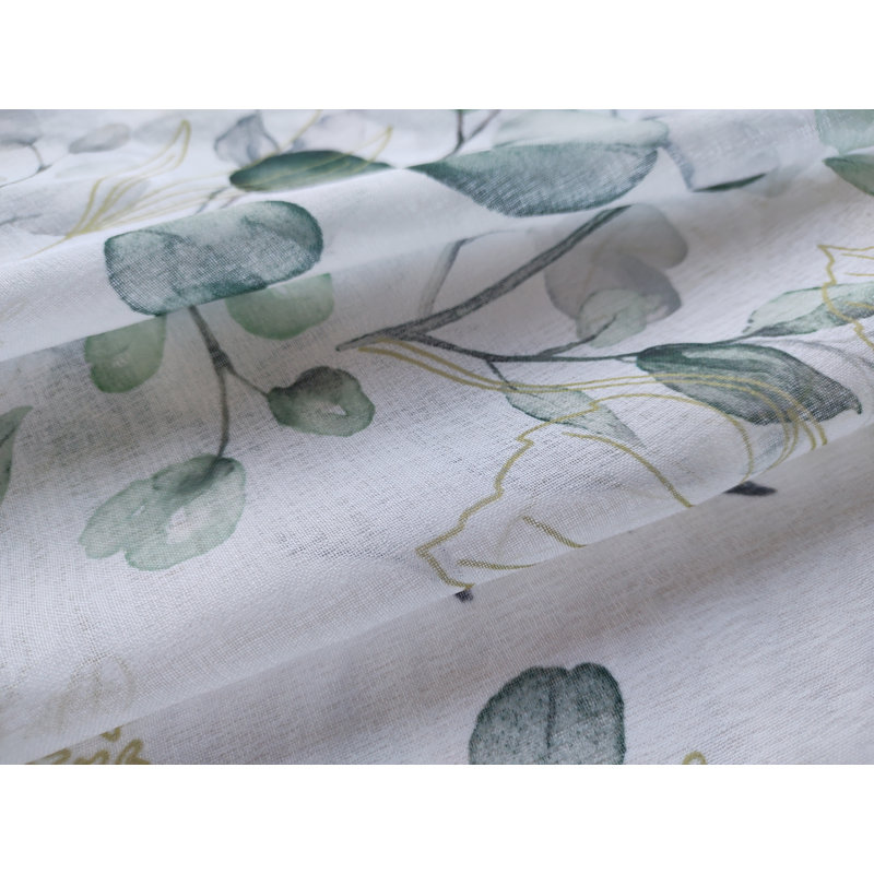 Finbar Linen Semi Sheer Single Curtain Panel, 150cm Width x 206cm Drop