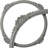40 5/8"OD x 35 1/2"ID x 2 5/8"W x 7/8"P Shell Ceiling Ring Kit-88033651