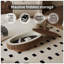 Table basse ovale avec rangement 47 po-724033006