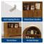 182cm H x 78.7cm W Bookcase-1516863312