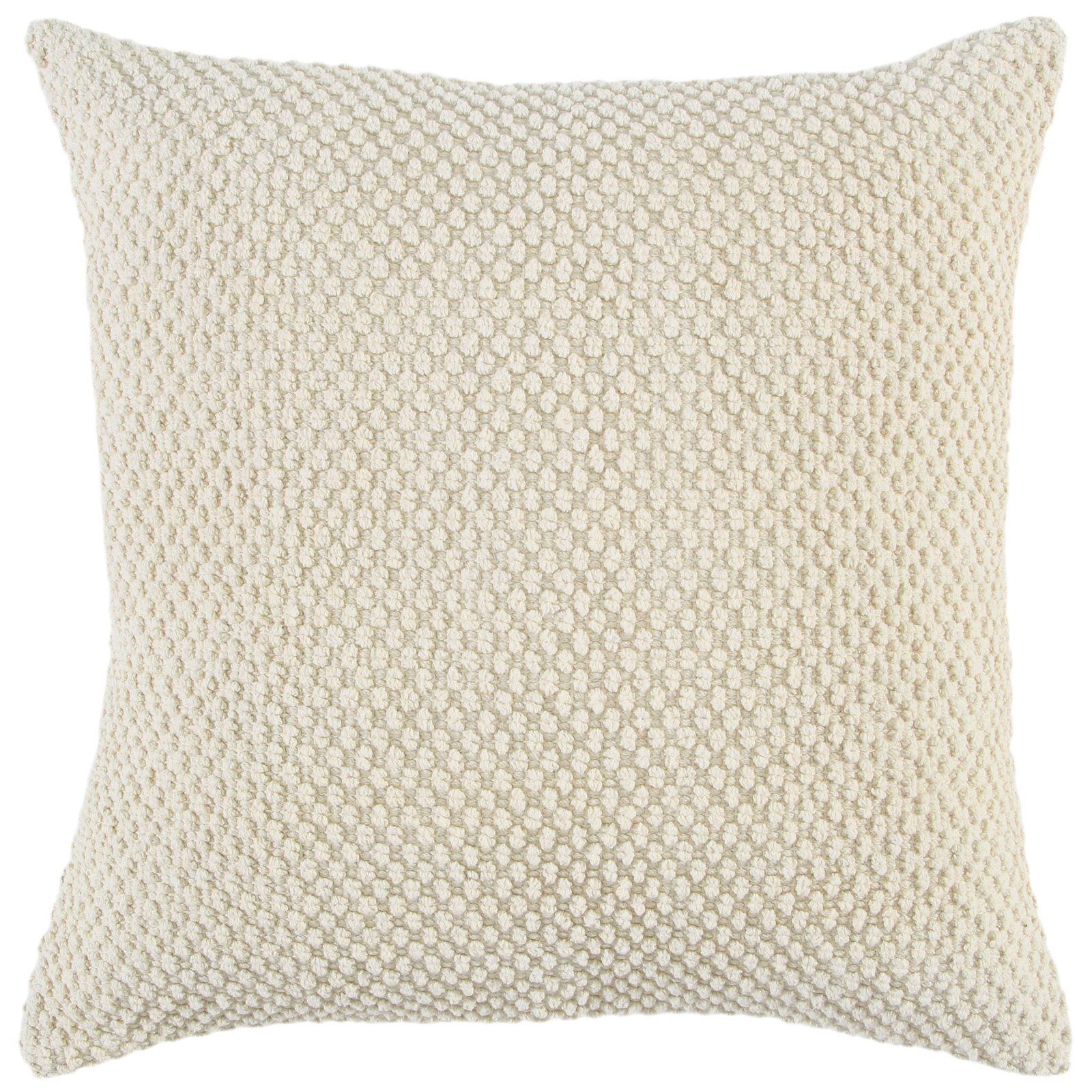 Saskia Embroidered Throw Pillow, Natural