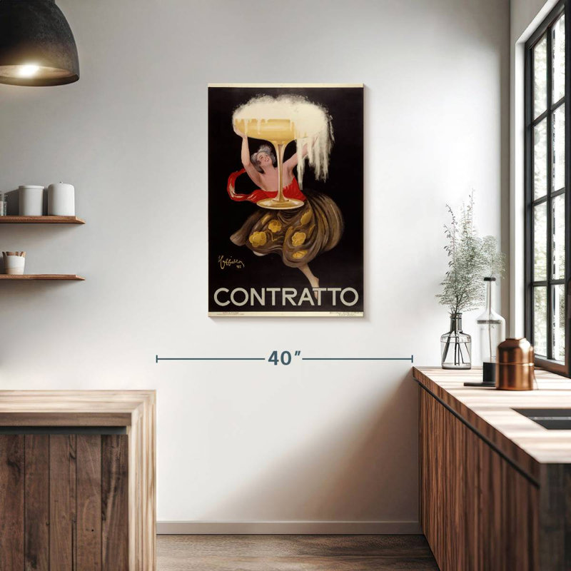 Contratto, 36" H x 24" W