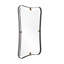 Janey Flat Metal Beveled Wall Mirror
