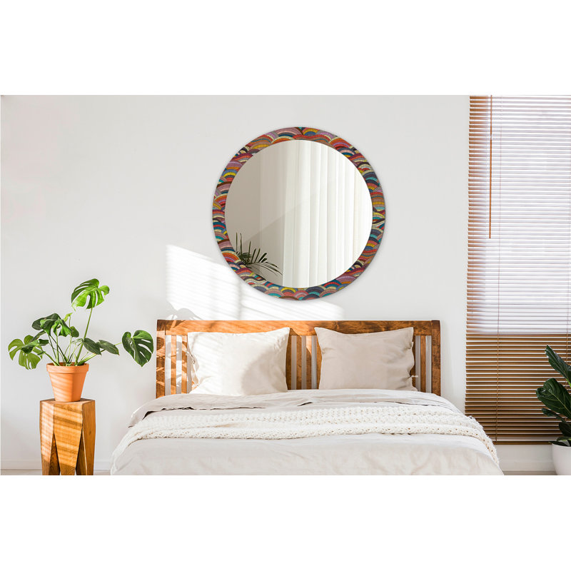 Huldar Glass Flat Wall Mirror