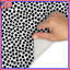 Tapis de bain noir à pois-776600134