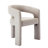 Jamali Upholstered Faux Leather Dining Arm Chairs Solid Back Barrel Dining Chairs Set of 1/2/3/4-1691404913-1691404919