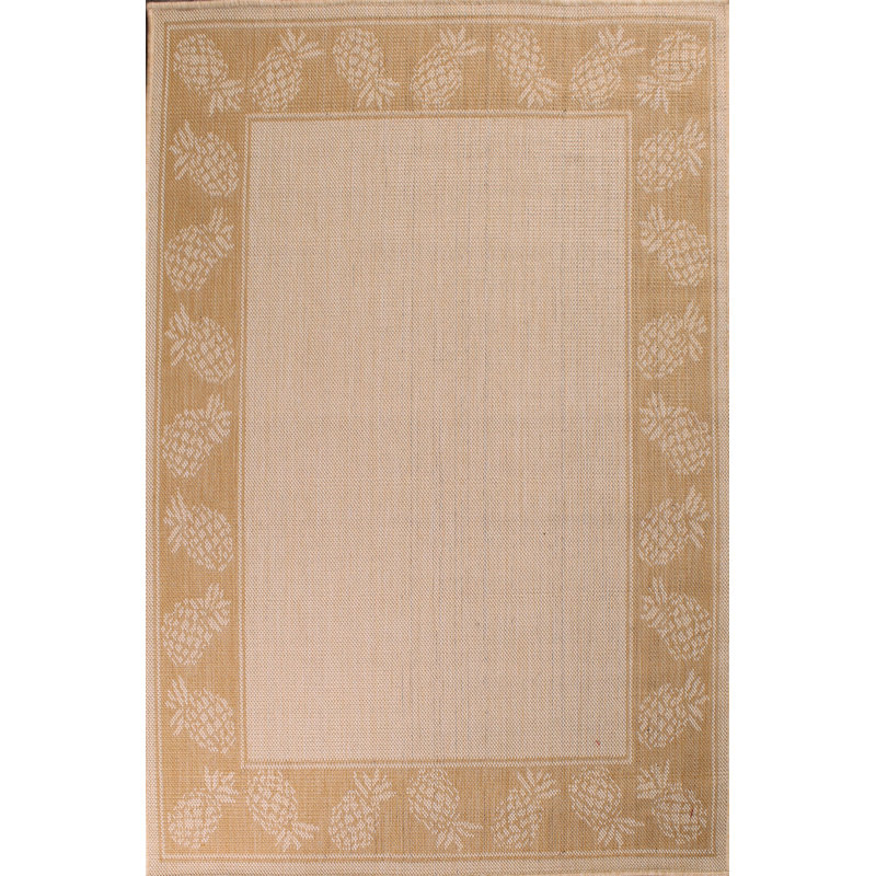 Preesall Floral Flatweave Indoor / Outdoor Area Rug, Rectangle 120 x 170cm