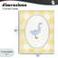 «Little Goose on Yellow Gingham», estampe numérique, design par The Paper Curator-319269863-319269857