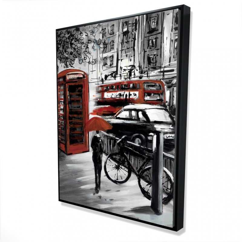 European Street Print On Canvas
