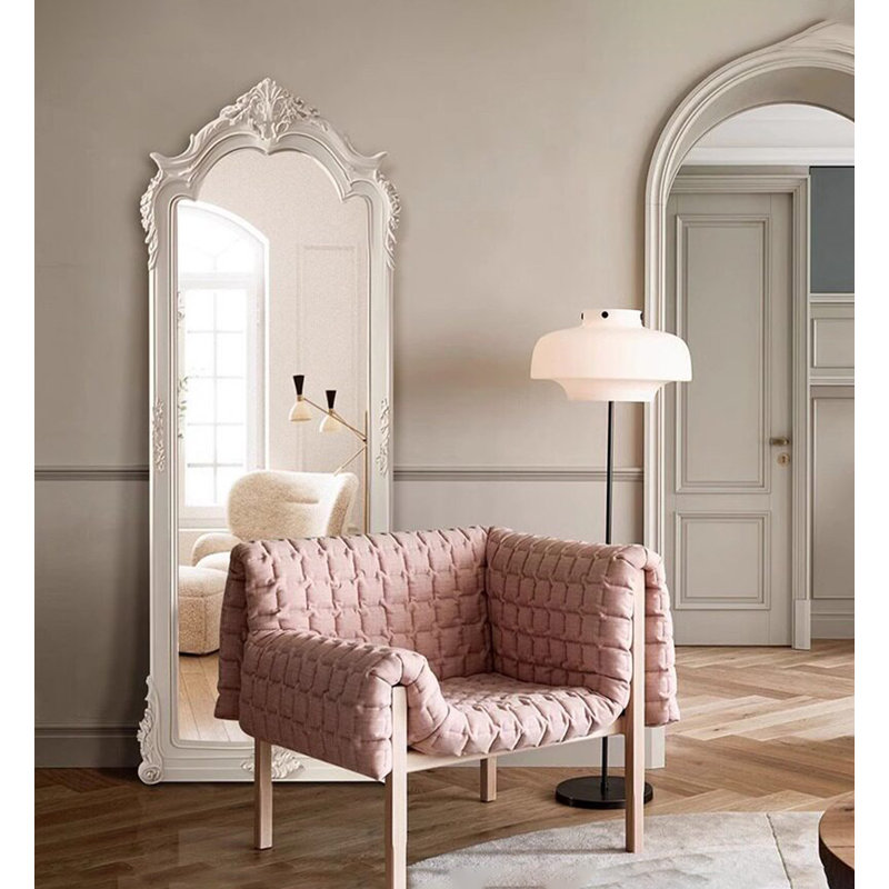 Miroir pleine grandeur rétro, H 70,87 po x l 31,5 po