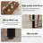 Dining Table for 6-8 People, 70" Acacia Wood Rustic Rectangular Dinner Table with Metal Frame, Sandblast Finish-784009915