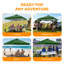 Pavillon escamotable 10 pi X P 10 Auvent en métal-65478068