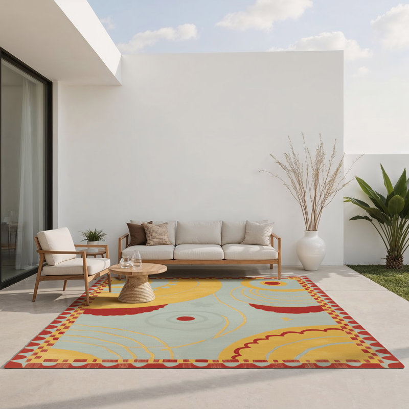 Tapis intérieur et extérieur Witty Streak, Rectangle 1 pi 6 po x 2 pi 6 po