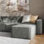 Canapé modulaire avec repose-pieds 5 pièces Bridgetown-636179717