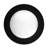 Elegant 20" Contemporary Fluted Round Mirror Wall Decor-974886320