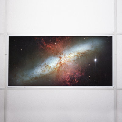 Astronomy Fluorescent Light Covers for Ceiling Lights - For 2x4 Light Fixture - by Octo Lights