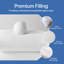 Comfortable Breathable Pillow for Bed