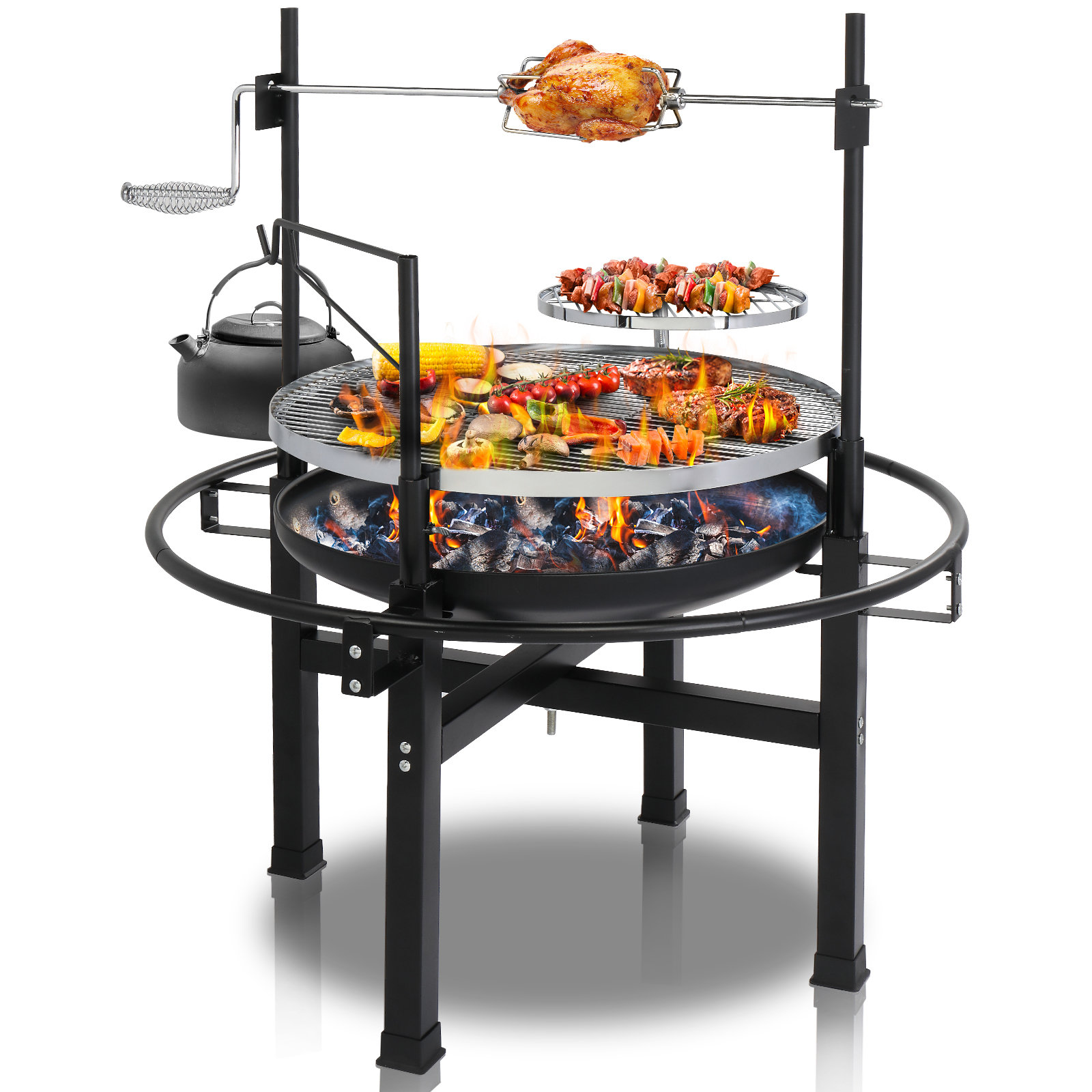 Winado 33 5 W Portable Charcoal Grill Reviews Wayfair Canada   Winado 335 W Portable Charcoal Grill 