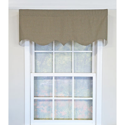 Pin Check Regal Valance