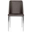 Chaise de salle à manger rembourrée Chromium-22556528