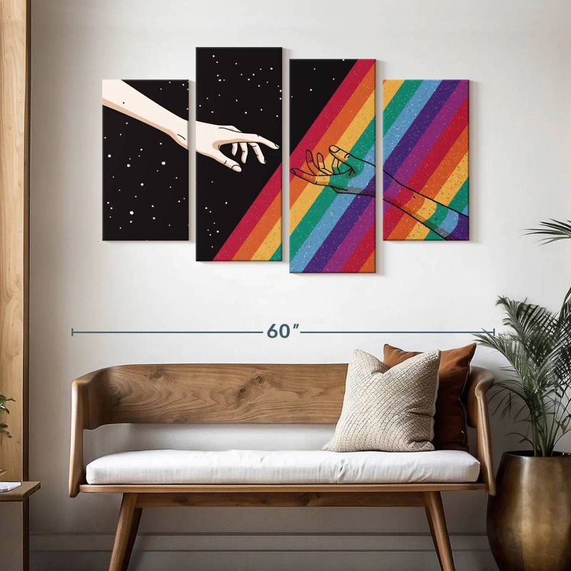 Hiltrud Pride Hands, 32" H x 52" W