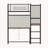 Twin Size Loft Bed Frame With Extended Stairs And Storage Bags Built-In Charging Station Features-639594091