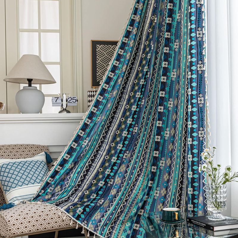 Curtain Panel Pair, 132.08cm  Width x 213.36cm Drop