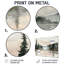 Art mural en métal Vintage Forest By The Lake II - Lake Mountains-1939068420