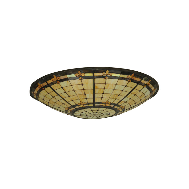 Fleur-de-Lite Bowl Lamp Shade