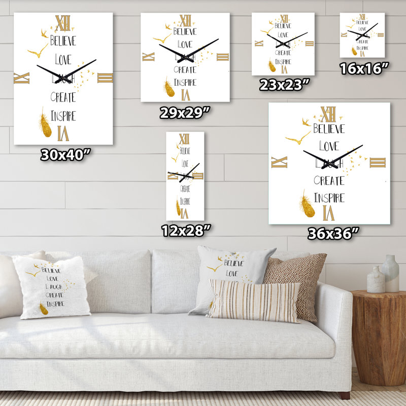 Horloge murale, Petit
