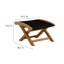 Repose-pieds de terrasse en teck et corde Vienna Vienna-105239781