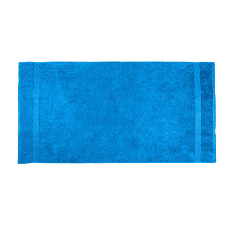 Annuziata 100% Cotton Midweight Beach Towel, Aqua