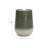 Emerald Ribbed Top with Ivory Bottom Tall Resin Fountain with Lights-1854695408