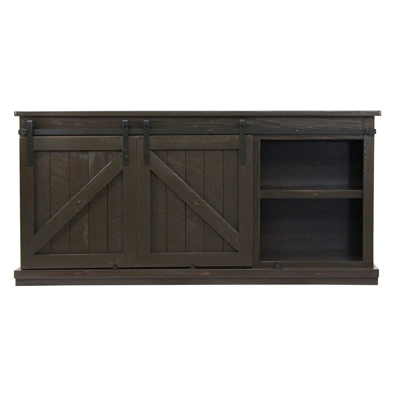 Dairine Unfinished TV Stand for TVs up to 78", Gray
