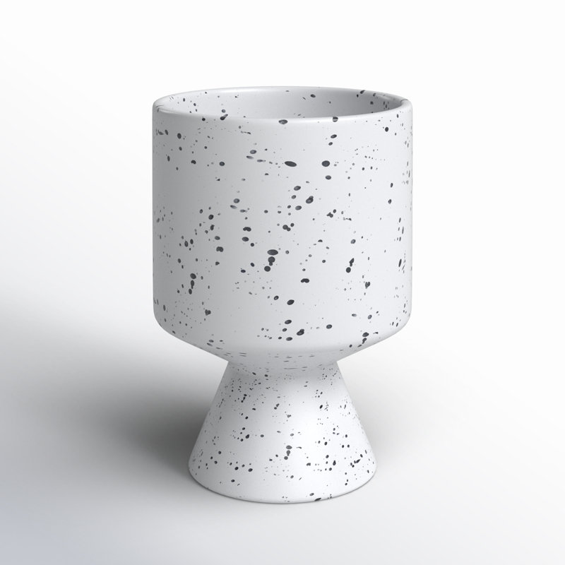 Waters Handmade Ceramic Pot Planter, 9.25" H x 6.5" W x 6.5" D