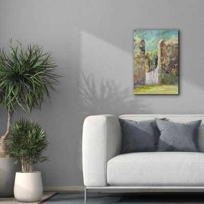  «Garden Door» par Jadei, impression sur toile 18 po x 26 po
