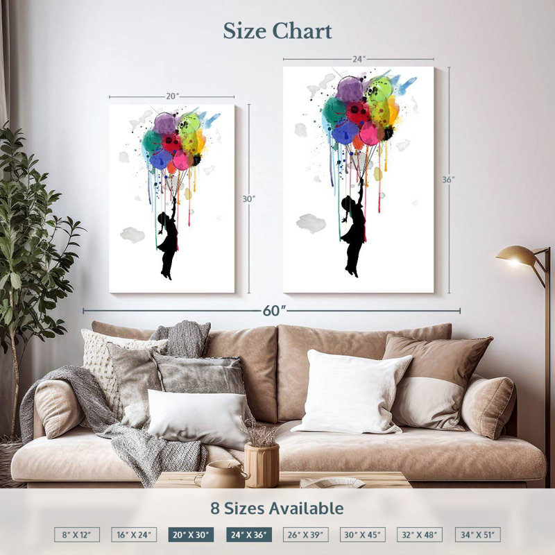 Leisha Drips Balloon, 36" H x 24" W