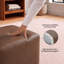 Pouf carré moderne Cupertino recouvert de cuir
