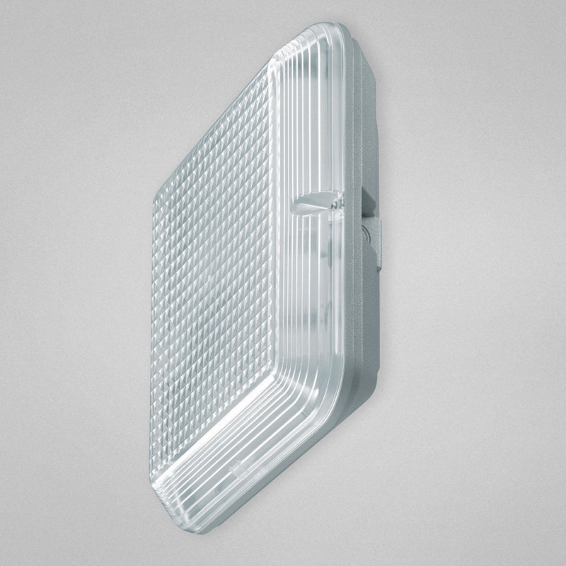 Wall Light, Clear, Grey