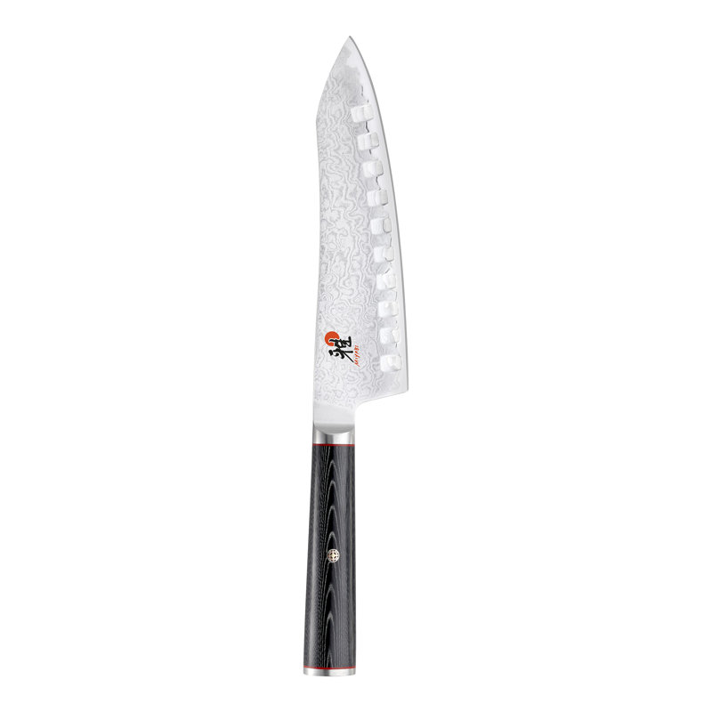 Miyabi Kaizen 7.09-inch Hollow Edge Rocking Santoku Knife