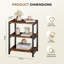 Metal Bedside Table-18851839