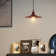 Knowles 1 - Light Rustic Red Single Pendant