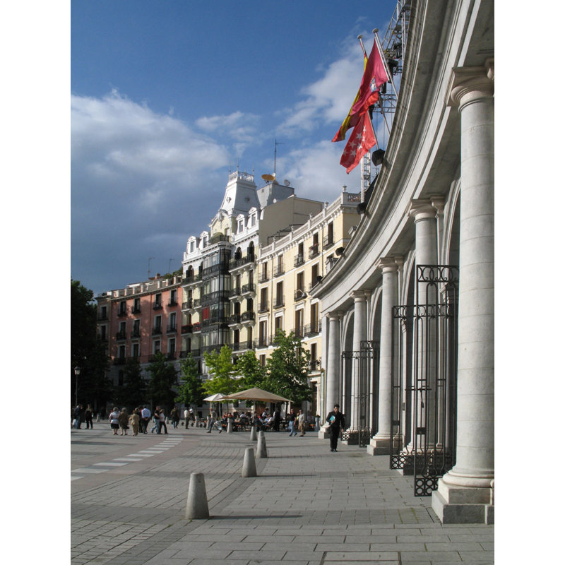 Plaza de Oriente, Madrid, Espagne, H 18 po x l 14 po