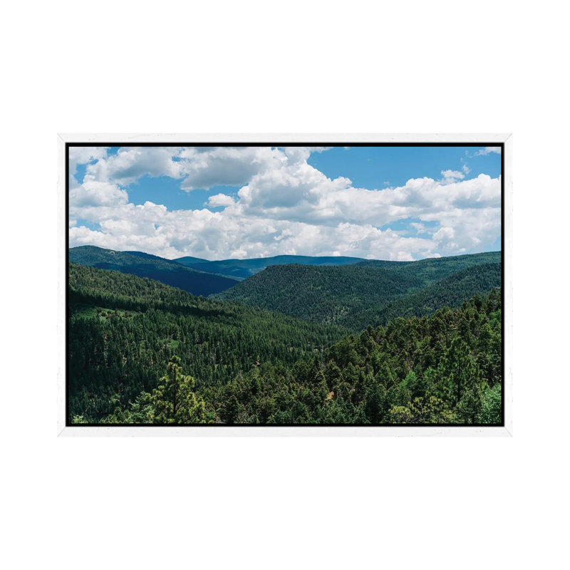 The High Road to Taos II 1 Piece Wall Art on Canvas, 66.04cm H x 101.6cm W x 3.81cm D, White Framed