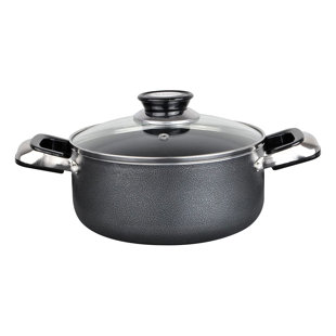 Aramco Imports Inc. Alpine Cuisine 24 Quarts Non-Stick Aluminum Round Dutch Oven