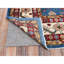 Tapis oriental super kazak en laine noué à la main 10 pi x 13 pi 8 po bleu czf78fdad2eb4965bddc54795ac96a0a