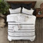 Housse de couette en coton très grand / très grand - Home Bed Print Print Contemporary-124576498