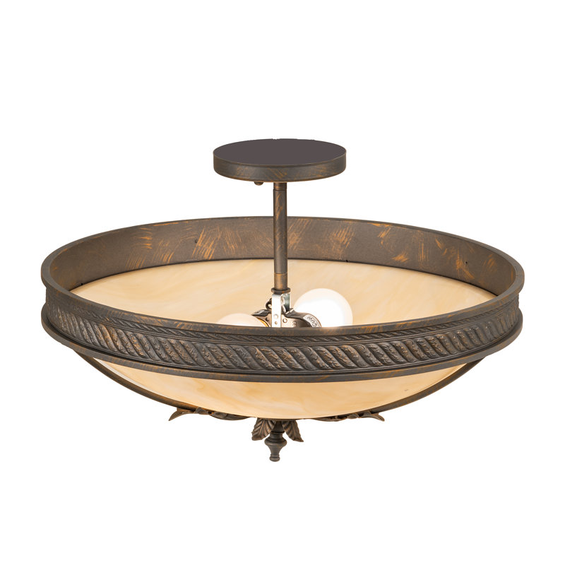 Hoja 2 - Light Semi Flush Mount